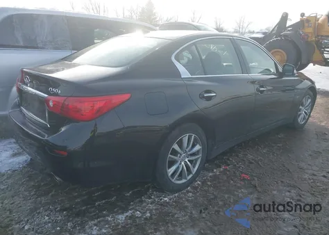 2015 Infiniti Q50 from USA, damaged, VIN JN1BV7ARXFM396927